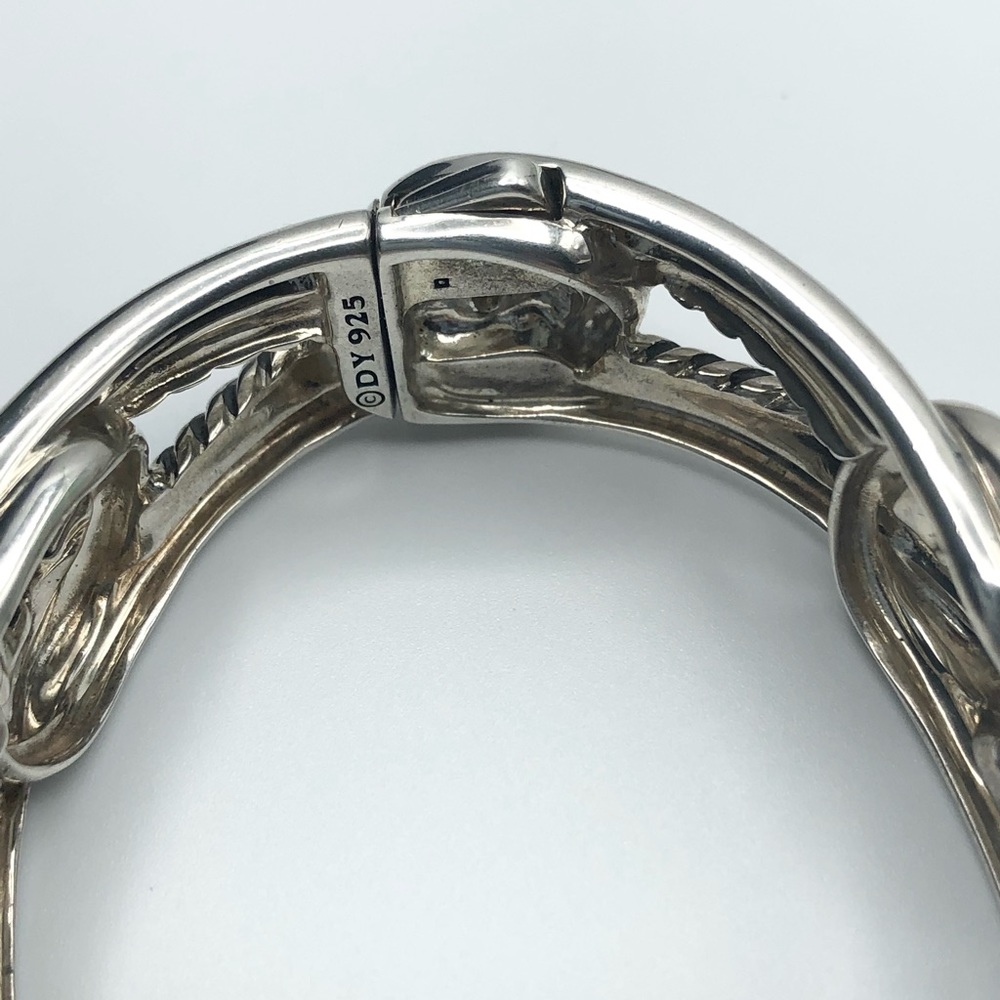 David Yurman Labyrinth Link Bracelet w/ Diamonds - Picture 4 of 15